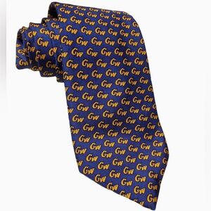 Men’s Vineyard Vines Custom Collection George Washington University Silk Tie